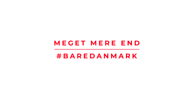 #baredanmark