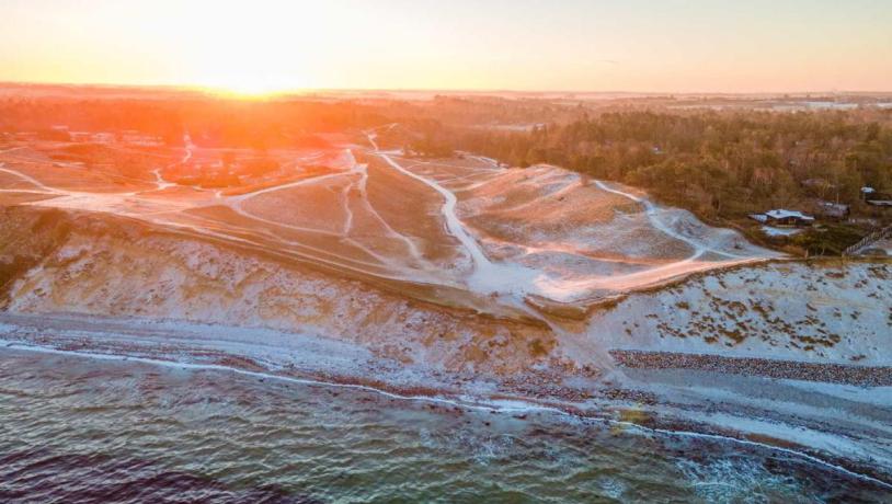 gåtur nordsjælland naturen strand bakker