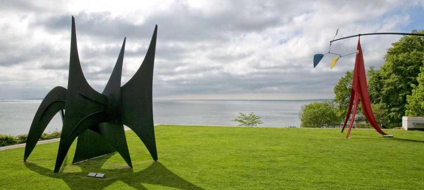Calder-terrassen på Louisiana Museum of Modern Art