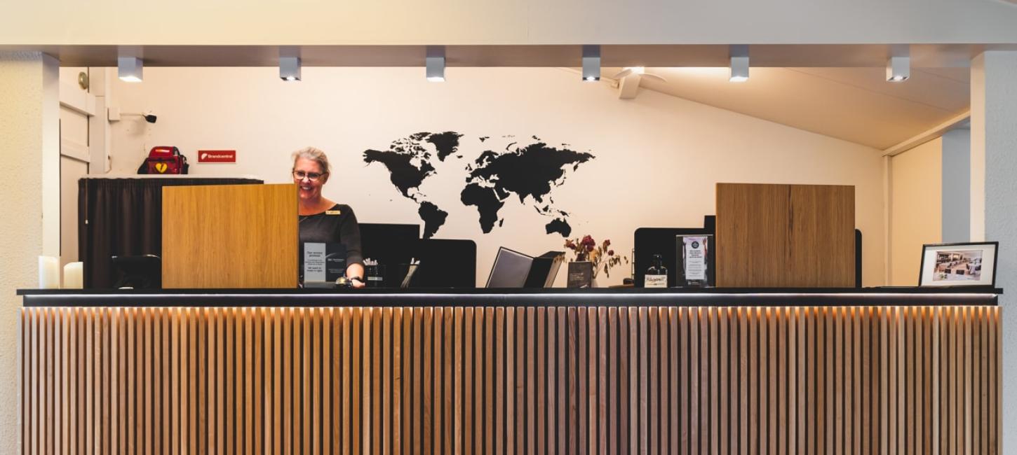 Hotel Hillerød-Receptionen