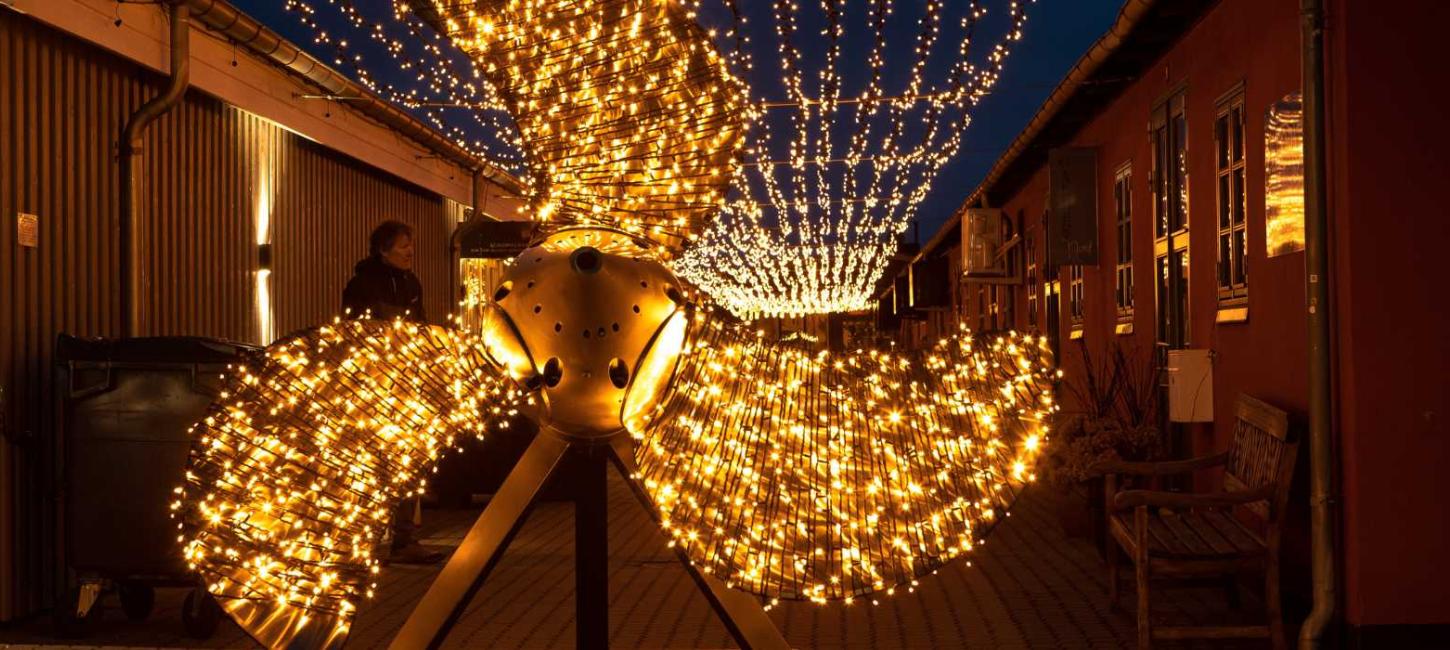 Hundested Havn - kajgade til jul