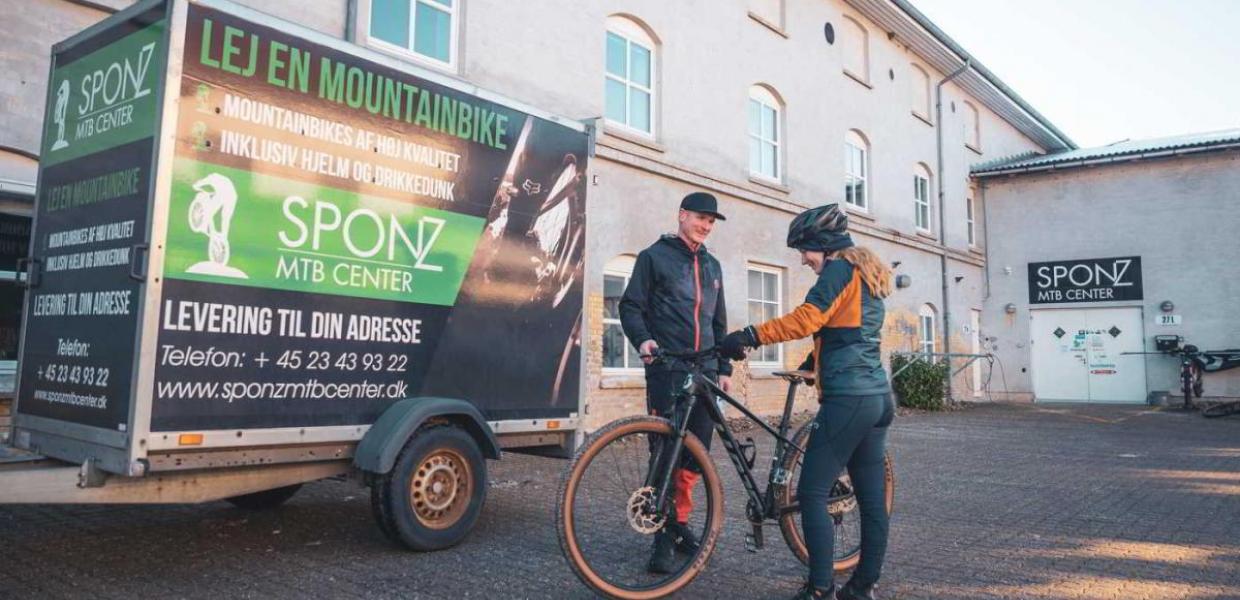 mountainbike gribskov cykel mtb udlejning leje sponz