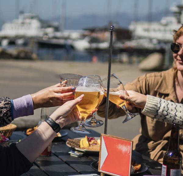 Frokost på Hundested Havn