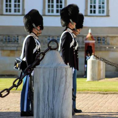 tre soldater ved fredeborg slot