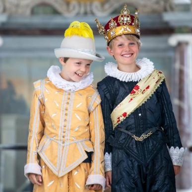 Fastelavn på Frederiksborg slot - Kongelig udklædning