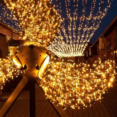 Hundested Havn - kajgade til jul