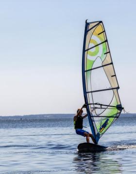 Surfing ved Lynæs