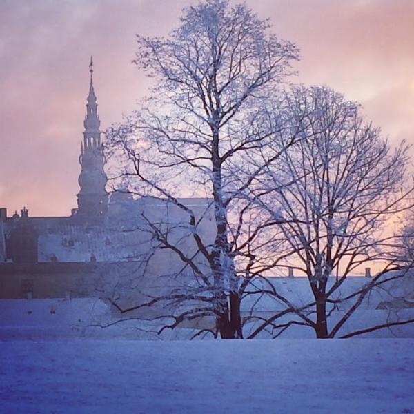 Vinteridyl ved Kronborg Slot