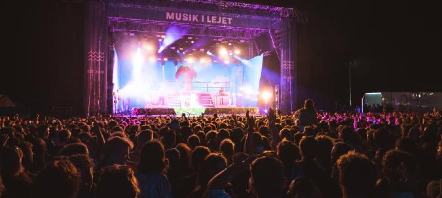 Udendørs festivalen Musik i Lejet i Tisvildeleje