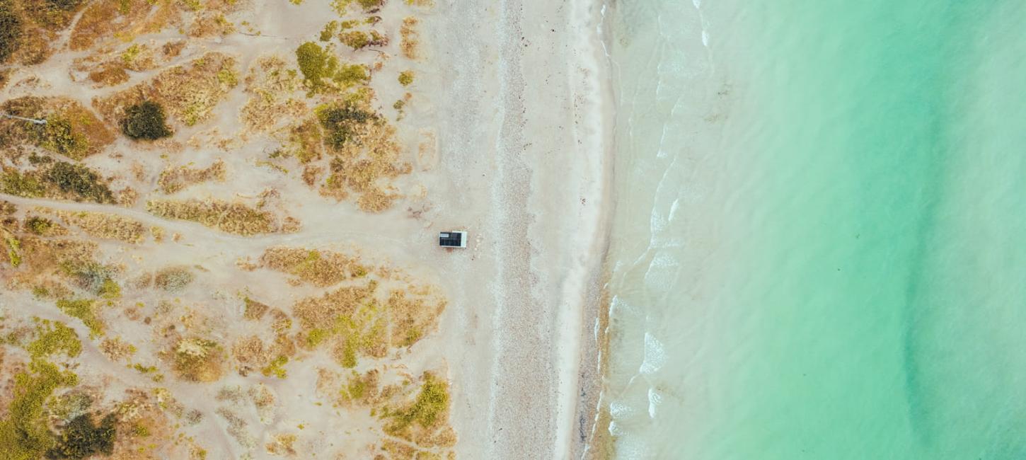 Stranden ved Melby OVerdrev
