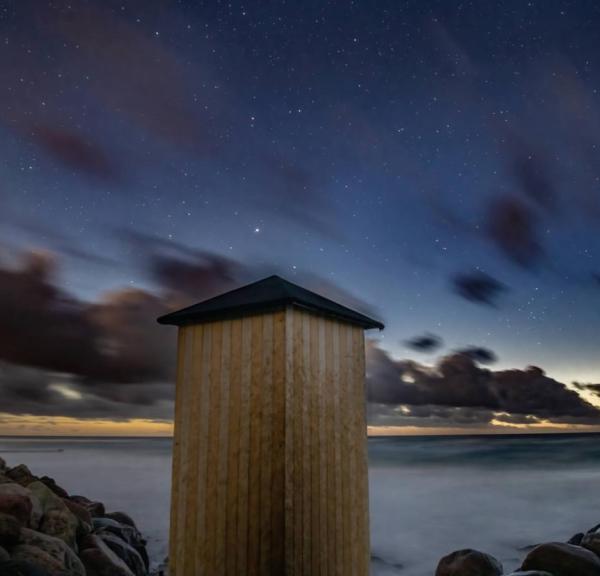 Badehus på Rågeleje Strand