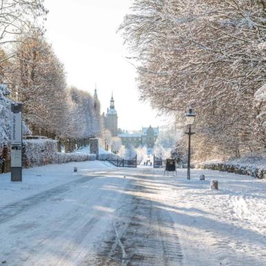 Fredensborg Slotshave indbyder til smukke gåture også om vinteren