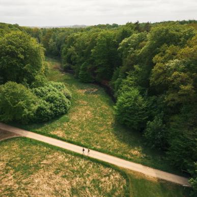 Tisvildevejen fra Hillerød til Melby Overdrev