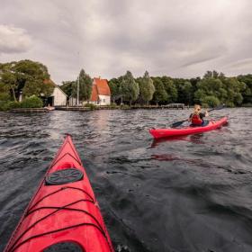 Kajak på Esrum sø