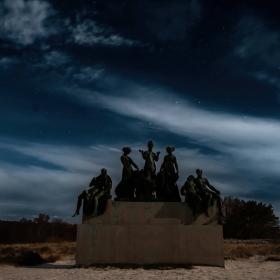 Vinter og nat ved Rudolph Tegners Museum